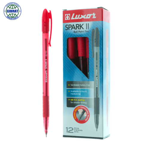 Ручка шариковая Focus Spark II, 0,7мм, красный, 31073.