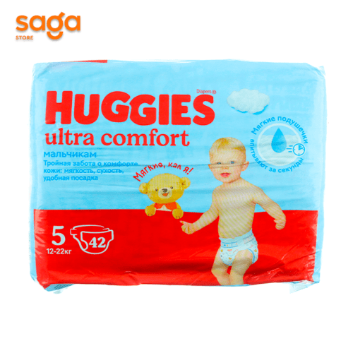 Подгузники HUGGIES, размер-5, в упаковке-42шт.