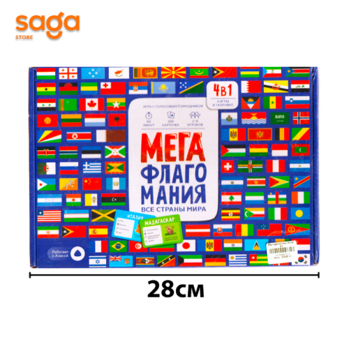 Настольная игра Мега флагомания все страны мира 0134-67