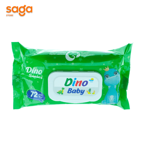 Салфетки влажные Dino 72шт.