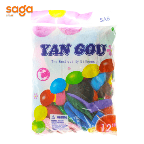 Шары однотонные "Yu Hang", в пачке-100шт. — изображение 2