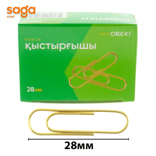 Скрепки канцелярские, 28мм.